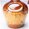Image 3 : 3pc Glazed Stoneware Spirit Bottles with Rockingham Pitcher