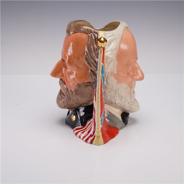 Royal Doulton Character Jug, Ulysses S. Grant and Robert E. Lee D6698