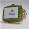 Image 3 : C.A. Limoges Porcelain France Treasure Box, Pig with Parasol Design