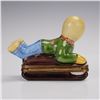 Image 2 : Limoges France Child Sledding Treasure Box