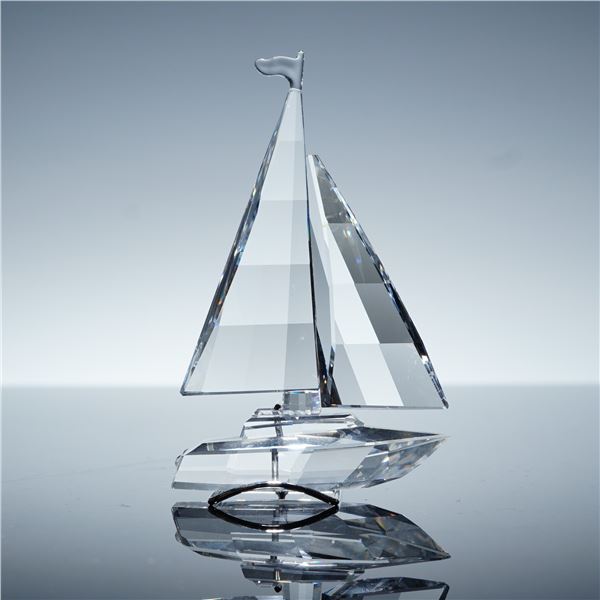 Swarovski Crystal Figurine, Sailboat 183269