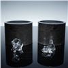 Image 4 : 2pc Swarovski Silver Crystal Figurine, Beagle Sitting and Beagle Playing
