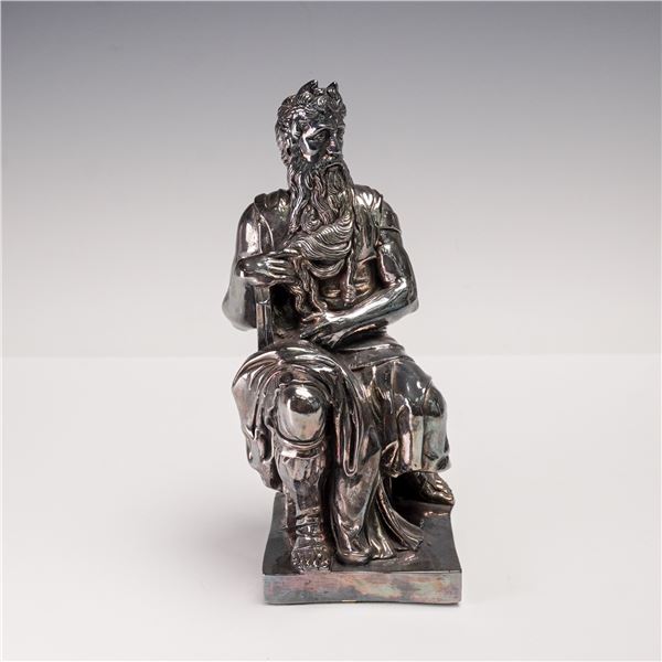 Israel Weighted Sterling Silver Moses Sculpture