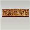 Image 1 : Authentic Chinese Giltwood Temple Panel with Festival Scene