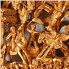 Image 3 : Authentic Chinese Giltwood Temple Panel with Festival Scene