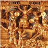 Image 4 : Authentic Chinese Giltwood Temple Panel with Festival Scene