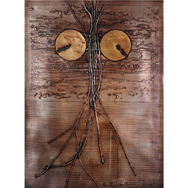 SICA, Metallic Collagraph, Whistling Thistle, Signed & Numbered