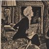 Image 4 : Wayne Hall, Original Ink Drawing on Paper, Disappearing Brides, Signed