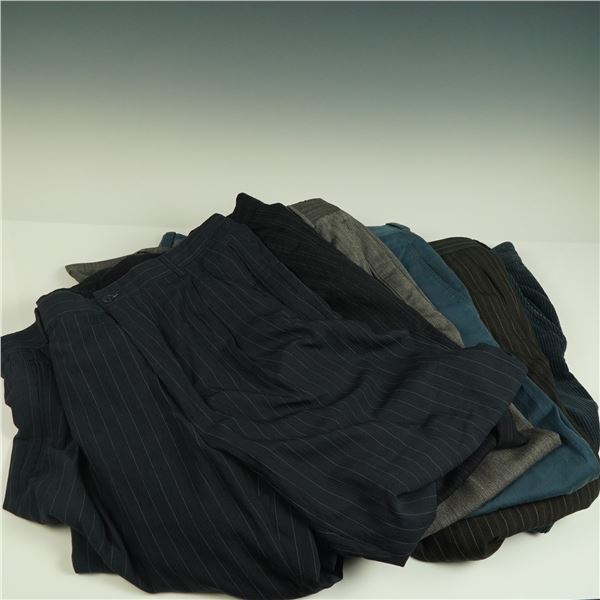 6pc Italian-Made Designer Men's Trousers