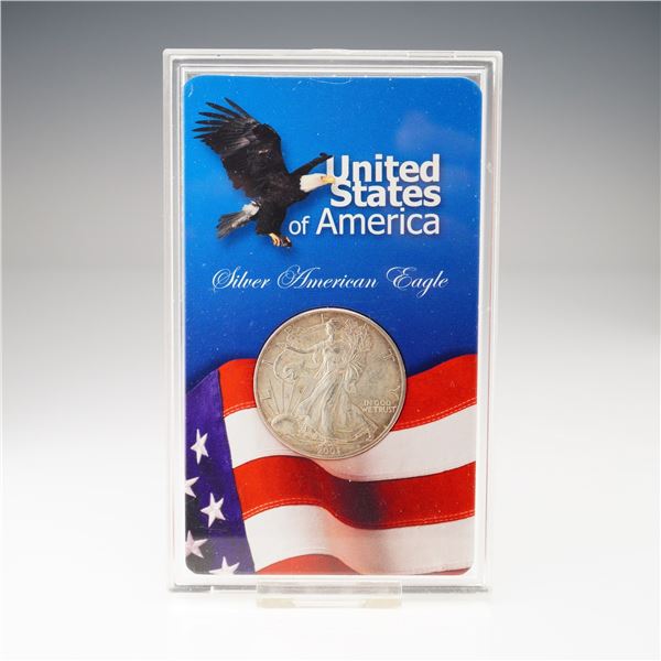 2002 U.S. Mint American Silver Eagle One Dollar Coin