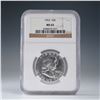 Image 1 : 1963 Franklin Silver Half Dollar NGC Graded MS 65