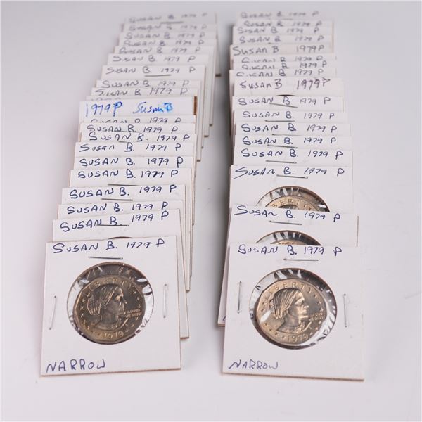 41pc 1979-P  Susan B. Anthony One Dollar Coin Set