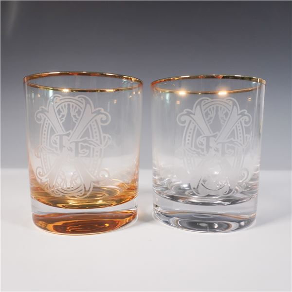 Pair of Arturo Fuente OpusX Whiskey Glasses