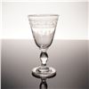 Image 2 : 5pc Etched Crystal Decanter with Stopper and Cordial Glass Set