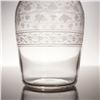 Image 3 : 5pc Etched Crystal Decanter with Stopper and Cordial Glass Set