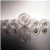 Image 5 : 5pc Etched Crystal Decanter with Stopper and Cordial Glass Set