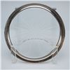 Image 2 : 2pc Webster & Frankln M. Whiting Sterling Silver and Glass Wine Coasters