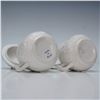 Image 4 : 9pc Mottahedeh Italian Pot de Creme Lidded Cups with Tray