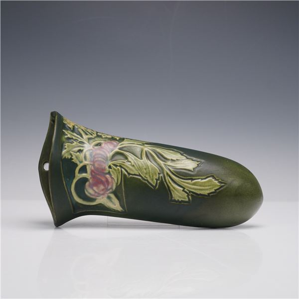 Roseville Pottery Wall Pocket, Rosecraft Panel