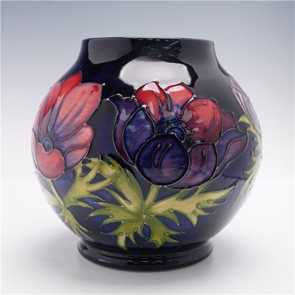 Moorcroft Pottery Vase, Anemone