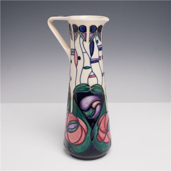 Moorcroft Pottery by Rachel Bishop Jug Tribute to Charles Rennie Mackintosh