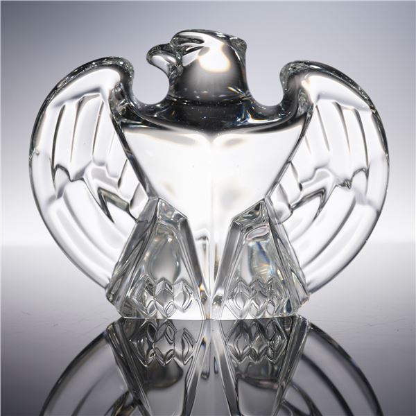Steuben Crystal Paperweight, Eagle