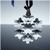 Image 2 : Swarovski Crystal Holiday Ornament, 1994 Annual Edition Snowflake