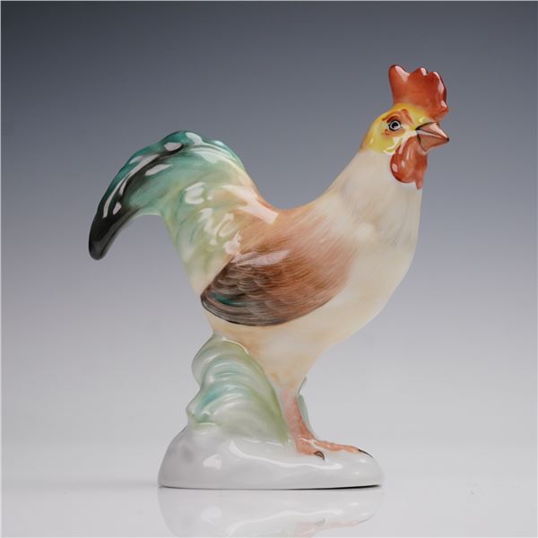 Herend Porcelain Figurine, Rooster