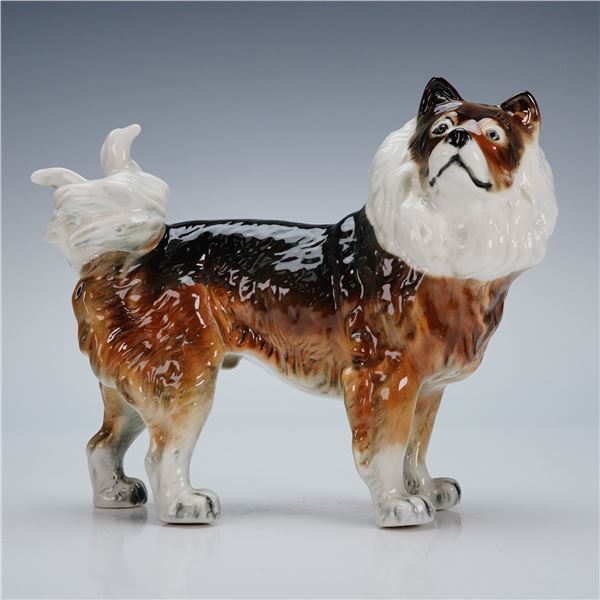 Karl Ens Porcelain Figurine, Keeshond Wolfsspitz