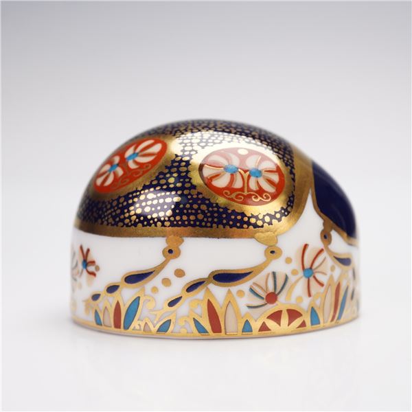 Royal Crown Derby Bone China Paperweight, Blue Ladybird