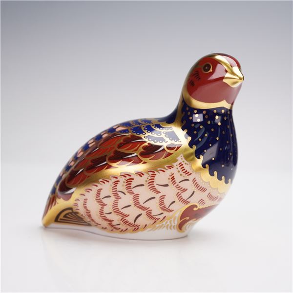 Royal Crown Derby Paperweight, Partridge