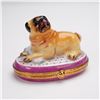 Image 1 : Artoria Porcelain Limoges Treasure Box, Pug Dog Design