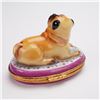 Image 2 : Artoria Porcelain Limoges Treasure Box, Pug Dog Design