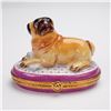 Image 3 : Artoria Porcelain Limoges Treasure Box, Pug Dog Design