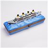 Image 2 : Eximious Limoges France Cruise Ship Treasure Box