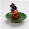 Image 3 : G. Ribierre Limoges Porcelain Treasure Box, Ladybug Musician