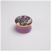 Image 2 : Halcyon Days Enamels Miniature Decorative Box, Victorian Girl Doll and Dog