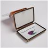 Image 5 : Rochard Limoges Porcelain Treasure Box, Fruit Still Life Canvas on Easel