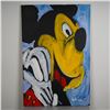 Image 1 : In the Style Of Erik Wahl, Original Acrylic on Canvas, Pop Mickey Mouse
