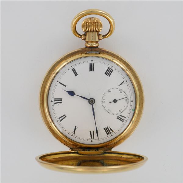 Swiss 16S Gold Filled HC Pocket Watch, Dennison Star Case