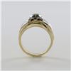 Image 8 : 14K Gold Electroplated Two-Tone Cubic Zirconia Ring