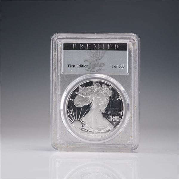 2023-W American Silver Eagle Type 2 Dollar PCGS Graded PR 70 DCAM