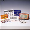 Image 1 : 9pc US Mint Coin and Currency Sets Grouping 1990 to 2022