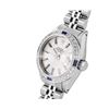 Image 3 : Rolex Ladies Stainless Steel Silver Index Dial Diamond And Sapphire Date Watch