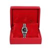 Image 9 : Rolex Ladies Stainless Steel Quickset Black Index Dial Engine Turn Bezel With Ro