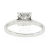 Image 8 : 14k Gold 1.18 ctw GIA Princess Cut Diamond Solitaire Hidden Halo Engagement Ring
