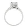 Image 9 : 14k Gold 1.18 ctw GIA Princess Cut Diamond Solitaire Hidden Halo Engagement Ring