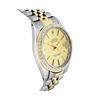 Image 3 : Rolex Mens 2 Tone Champagne Index Diamond Bezel Datejust Wristwatch With Rolex B