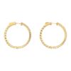 Image 3 : 1.60 ctw Diamond Hoop Earrings - 14KT Yellow Gold