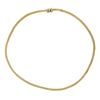 Image 6 : Elegant Yellow Gold 20" 4.3mm Polished Flat Cuban Curb Link Chain Necklace